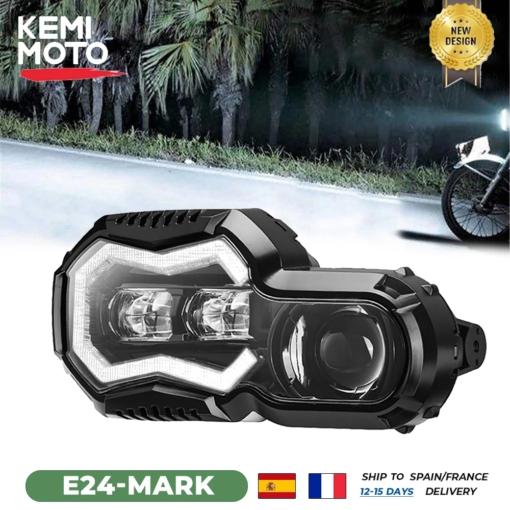 New E24-mark Headlights For Bmw F800gs F800r F 650 700 800 Gs F 800gs ...