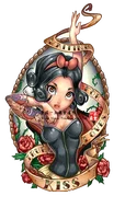 Mermaid sticker Vintage Racing Sticker Lady Luck Decal tattoo sticker Tattooed girl sticker Suitable for SUV RV 4x4 moto Window
