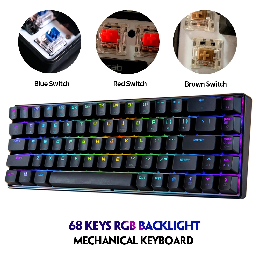 clavier mécanique switch marron