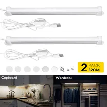 Newly Sale LED Night Lights for Under Cabinet Closet Kitchen Cupboard Shelf Lighting for Counter I88#1