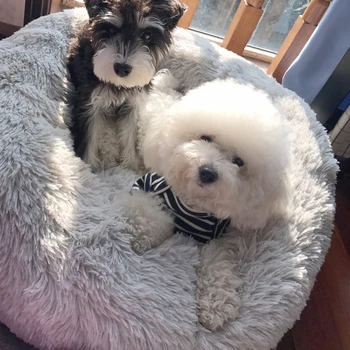 

Soft Round Dog Bed Mat Washable Kennel Pet Dog Bed House Comfortable Warm Nest Easy To Clean Pet Dog Cat Supplies