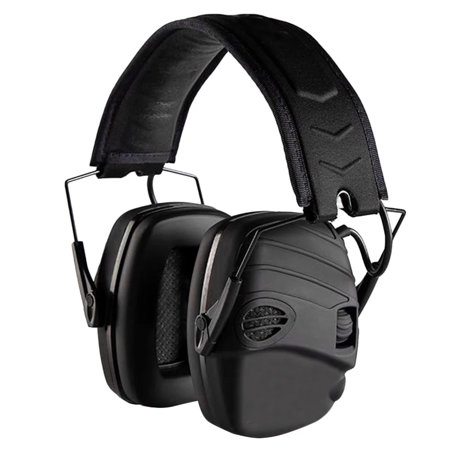 

AMS-Electronic Earmuff NRR 25DB Hunting Electronics Protection Hunting Ear Muffs (Black)