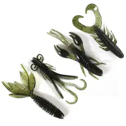 4PCS Lure Fishing Bait 2/3.6g Fake Bait Fishing Insect Shaped Fake Fishing Lure of Crayfish Ghost Shrimp Sea Tackle Accessory