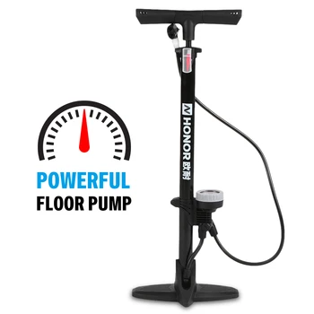 

SAHOO Bike Tire Inflator Bicycle Floor Air Pump with 170PSI Gauge High Pressure pump for bike bicycle accessories air compressor