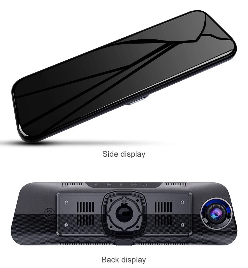 4G 1" HD 1080P зеркало заднего вида Автомобильный видеорегистратор gps навигатор wifi ADAS Dash Cam двойной объектив видеорегистратор с ночным видением Авто регистратор камера