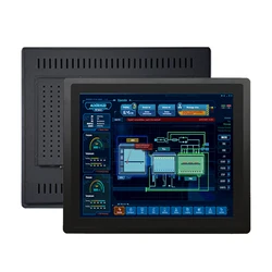Mini ordinateur industriel tout en un intégré de 12.1 pouces, tablette PC à écran tactile capacitif adapté à la machine publicitaire 