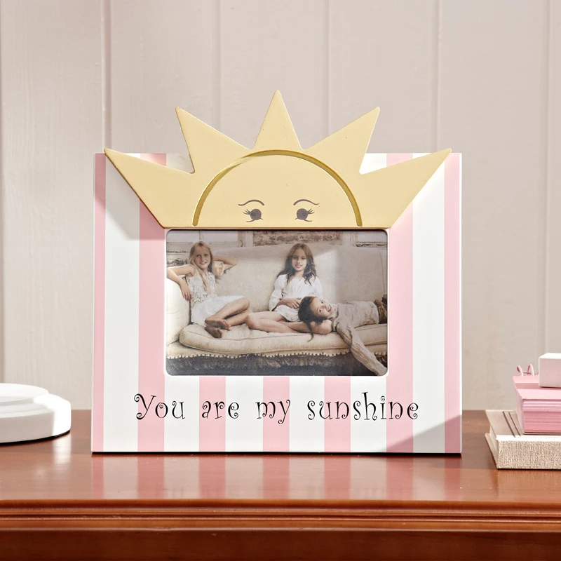 Sunshine Girls Photo Frame Lovely Wood Cartoon Picture Cute Crative Home Decorations Gifts | Дом и сад