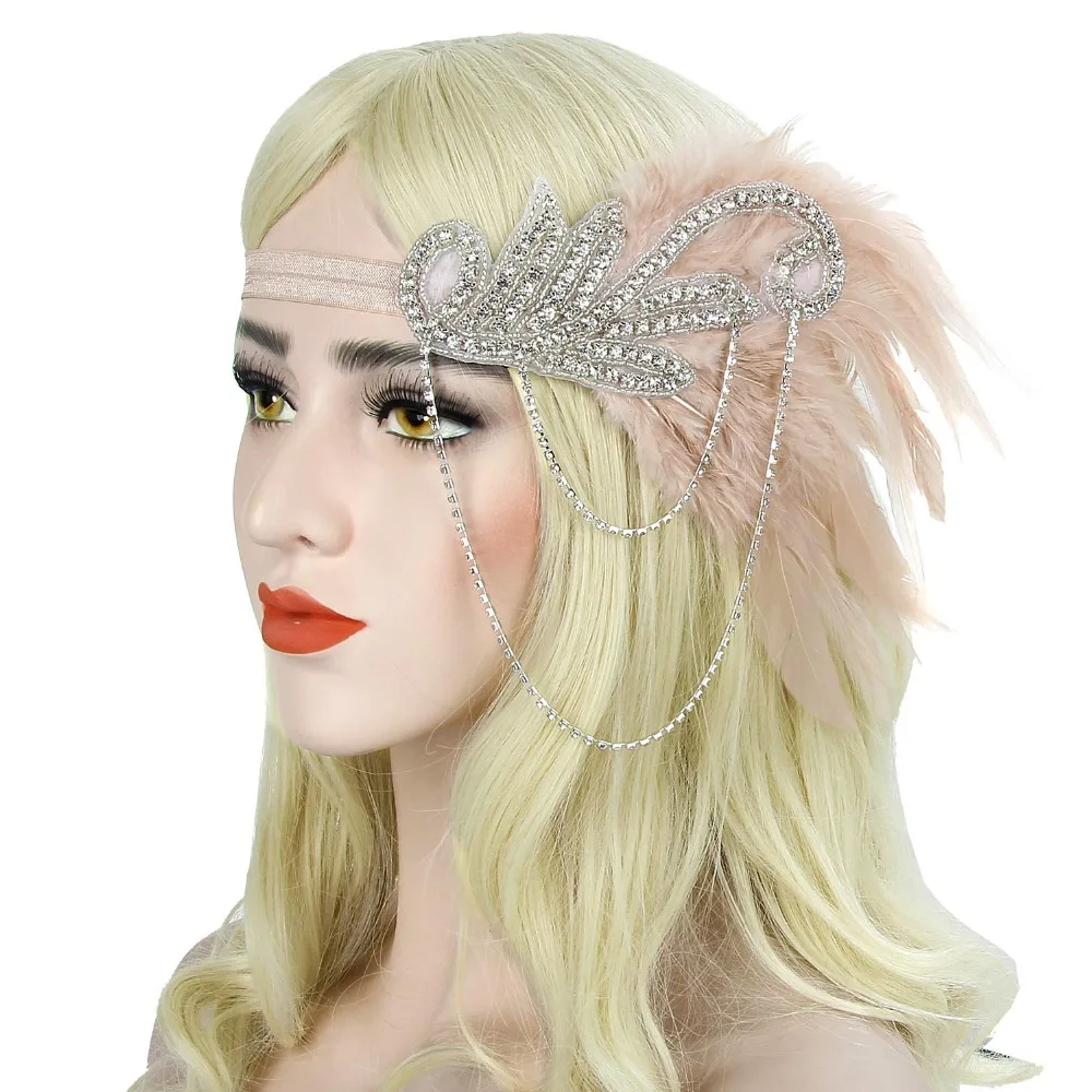 Silver 20s Headpiece Vintage 1920s Headband Flapper Great Gatsby (6)