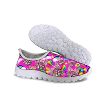 HYCOOL/Женская обувь на плоской подошве; женские повседневные кроссовки с милым принтом кота; прогулочный светильник без застежки; Повседневная пляжная обувь для женщин; сезон лето