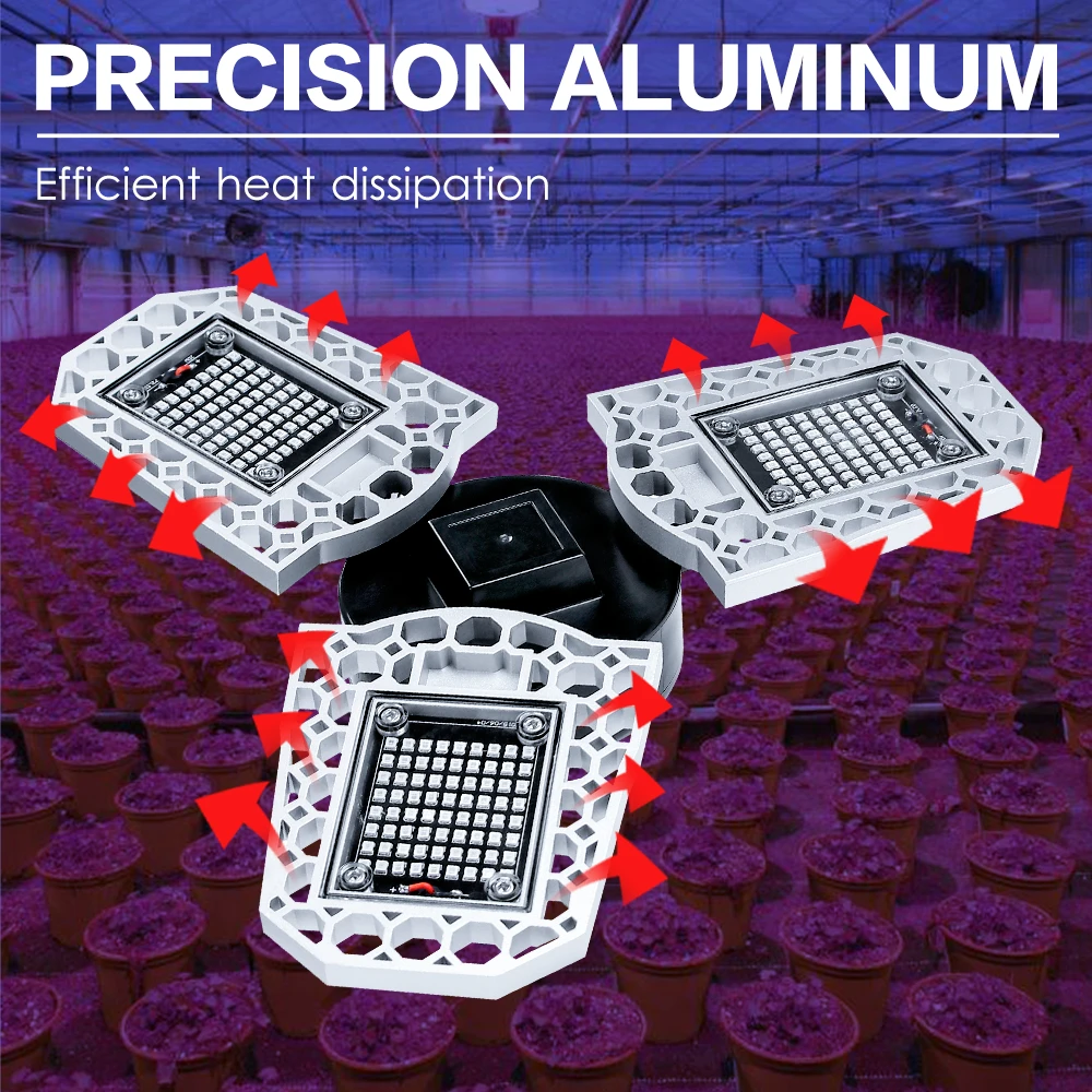 

WENNI E27 LED Grow Light Waterproof E26 Plant Growing Lamp Full Spectrum LED Hydroponics Lighting 100W 200W 300W LED Phyto Lamp