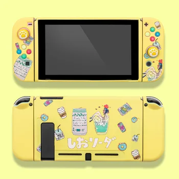 

Cartoons Painted Switch Protective Case Soft TPU Anti-fall Shell NS JoyCon Controller Cover Sleeve For Nintendo Switch Accessory