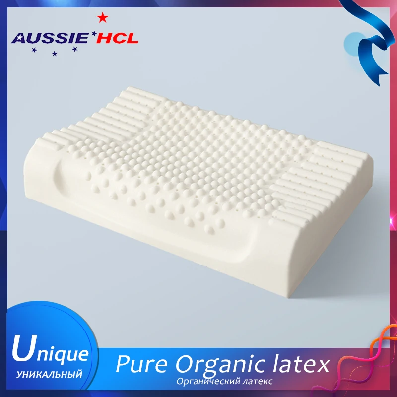 

Sri Lanka Pure Natural Latex 238 Massage Particles Pillow Antibacterial Anti-mite Wave Pillow Cervical Protection Comfort Pillow