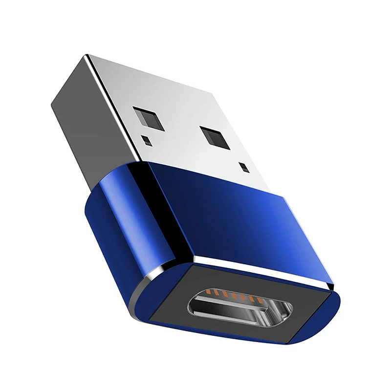 Usb 3,0 Otg type C кабель адаптер Usb C штекер для Otg зарядное устройство конвертер данных для samsung S9 Xiaomi Redmi Note 8 7 Macbook Usb-c Otg - Цвет: 1 pack blue