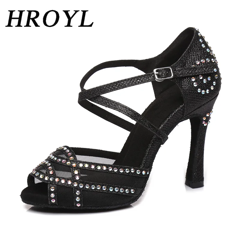 

New Styles Latin Dance Shoes Women Air-Mesh Ballroom Dancing Shoes Practice Performance Latin Shoes Lace Up Dance Sandals