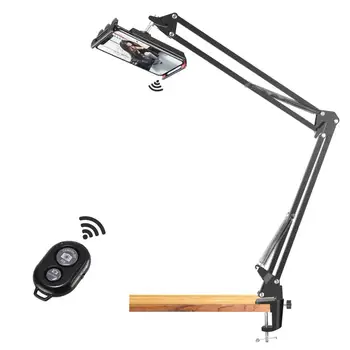 

Neewer 33-Inch Overhead Video Stand Phone Mount Table Top Scissor Arm Stand for Baking Crafting Demo Drawing Sketching Recording