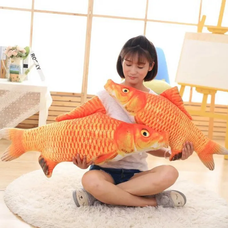 

Hot Selling Red Carp Creative Cartoon Plush Toy Doll-Processing Customizable Logo Recruit Agents