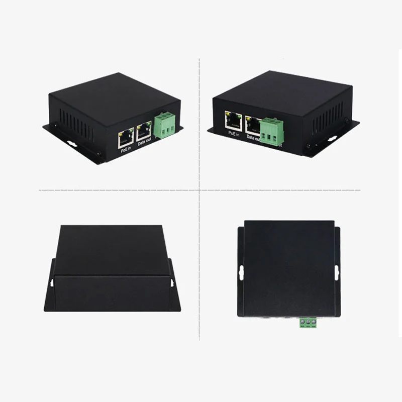 Industrial Grade Poe Splitter 30w 12v 2.5a Output Wall Mounted Type