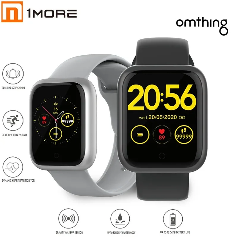 Xiaomi Omthing Smart Watch Touch Screen Heart Rate Blood Pressure Sleep Tracker Smartwatch Fitness Movement High-end | Инструменты