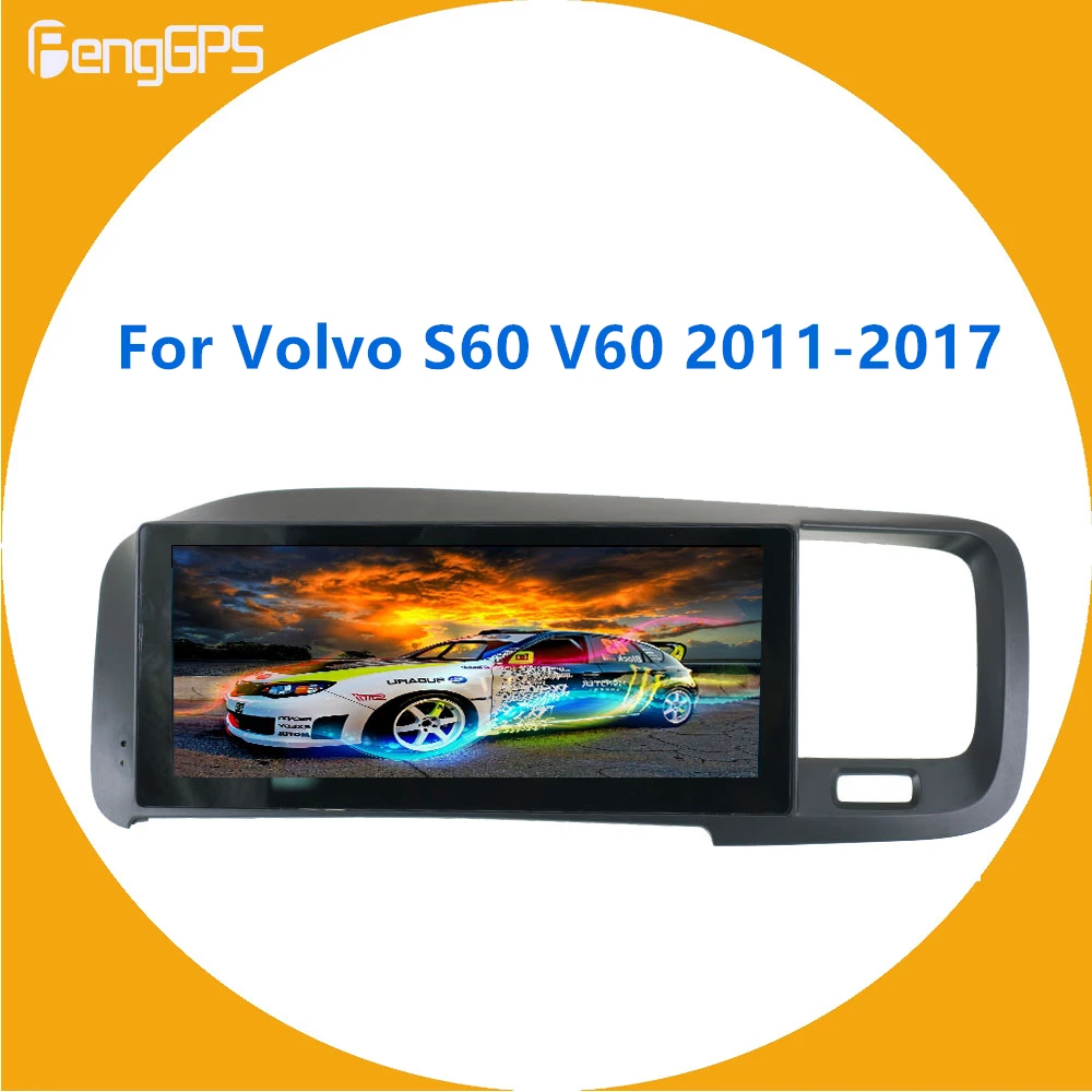 Автомобильный мультимедийный плеер экран 8 дюйма Android 2 + 32 ГБ для Volvo S60 V60 2011 2017