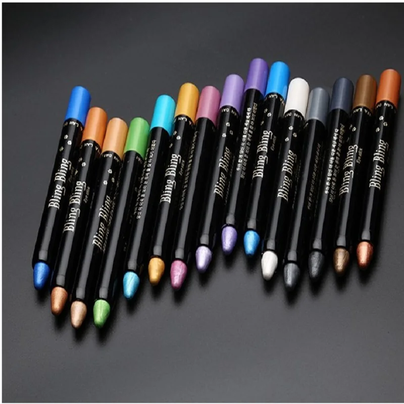15 цветов хайлайтер карандаш для век водостойкий стойкий блеск матовый карандаш для век макияж пигментная Ручка косметика