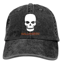 Бейсбольная кепка s для мужчин и женщин-Спортивная Кепка с черепом для Хэллоуина, регулируемая ковбойская Кепка водителя грузовика