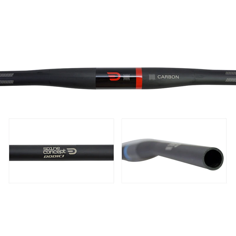 DODICI 9 Degree 31.8mm * 690mm 720mm 740mm 760mm Carbon Mountain Bike Handlebar Bicycle Handle Bar UD Matte Flat MTB Handlebar