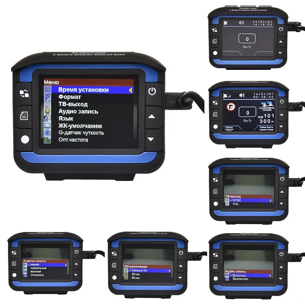  2 In 1 Anti Laser Car Radar Detector Dash Cam 2.0 Inch Car DVR Camera Recorder 140 Degree Dashcam H