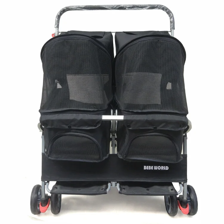 Two-seater Pet Stroller Double Sleeping Bed Ultra-lightweight Folding Washable Cat Dog Widening Care Out Pet Car Dog Stroller Two-seater Pet Stroller Double Sleeping Bed Ultra-lightweight Folding Washable Cat Dog Widening Care Out Pet Car Dog Stroller