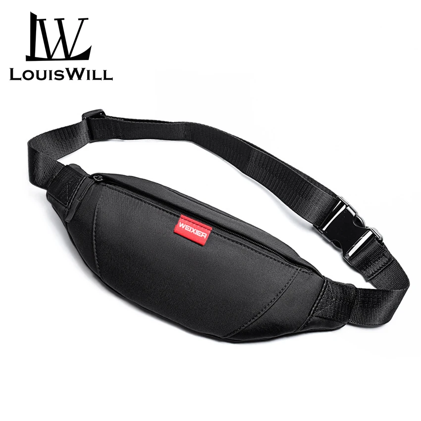 LouisWill Спортивная поясная сумка мужская через плечо нагрудная Мужская модная на