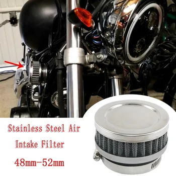 

Reusable Air Intake Filter Washable Clamp 48mm-52mm Replacement Accessories