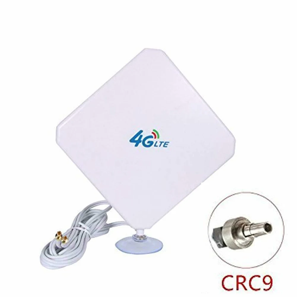 Двойной Mimo разъем усилителя сигнала кабель внешняя комнатная антенна lte Wi-Fi маршрутизатор горы 35DBI 4G отдаленные зоны большой диапазон - Цвет: CRC9