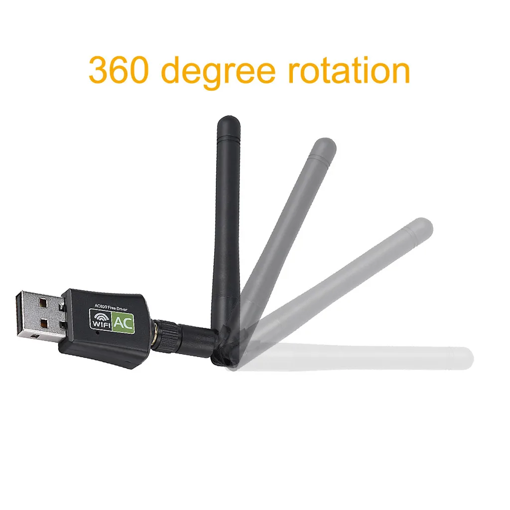 New [Driver Free] Wireless USB WiFi Adapter Perseveres AC600 WiFi Dongle 5GHz/2.4GHz For Tablet Computer accessories laptop