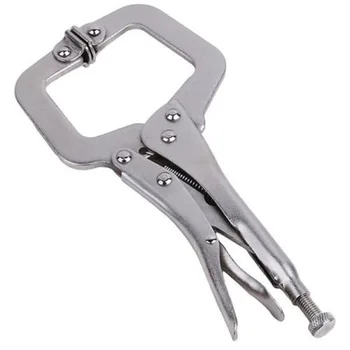

Heavy Duty Steel C-Clamps Welding Locking Plier Vice Grip Multi Pincer Silver