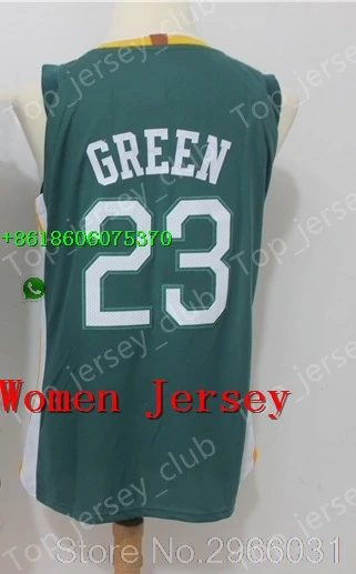 A+++ качество для взрослых женщин#11 Клай Томпсон 23 драймон Грин 0 demarus Cousins 9 Andre Iguodala Jersey Golden State - Цвет: for Women