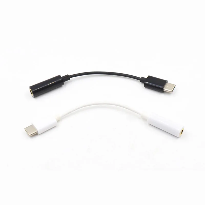 Typec Male To 3.5mm Jack Female Audio Cable Cord For Active Clip Mic