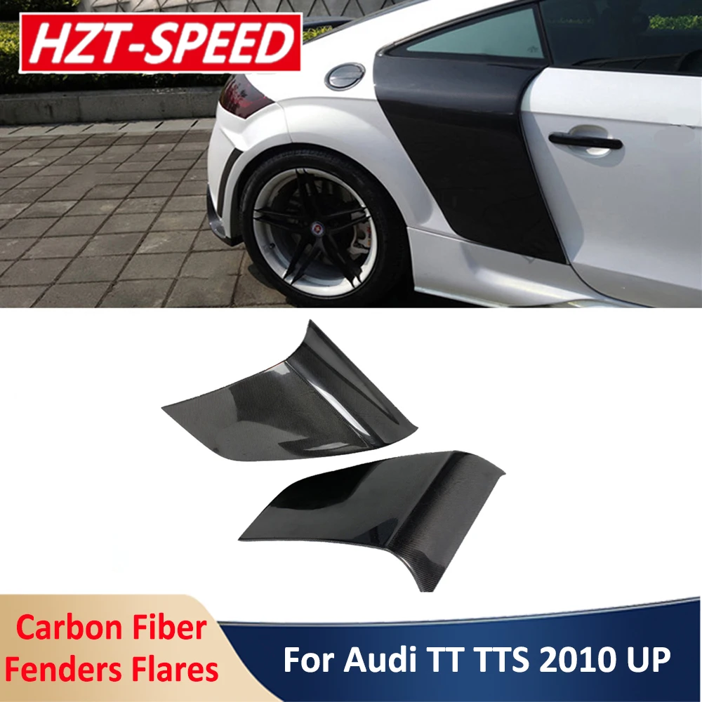 

TT TTS R8 Real Carbon Fiber Side Door Fenders Flares For Audi 2010 UP Body Kit
