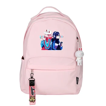 

DARLING in the FRANXX ZERO TWO Kawaii Women Backpack Small Bookbag Nylon School Bags Travel Bagpack Anime Shoulder Mochila