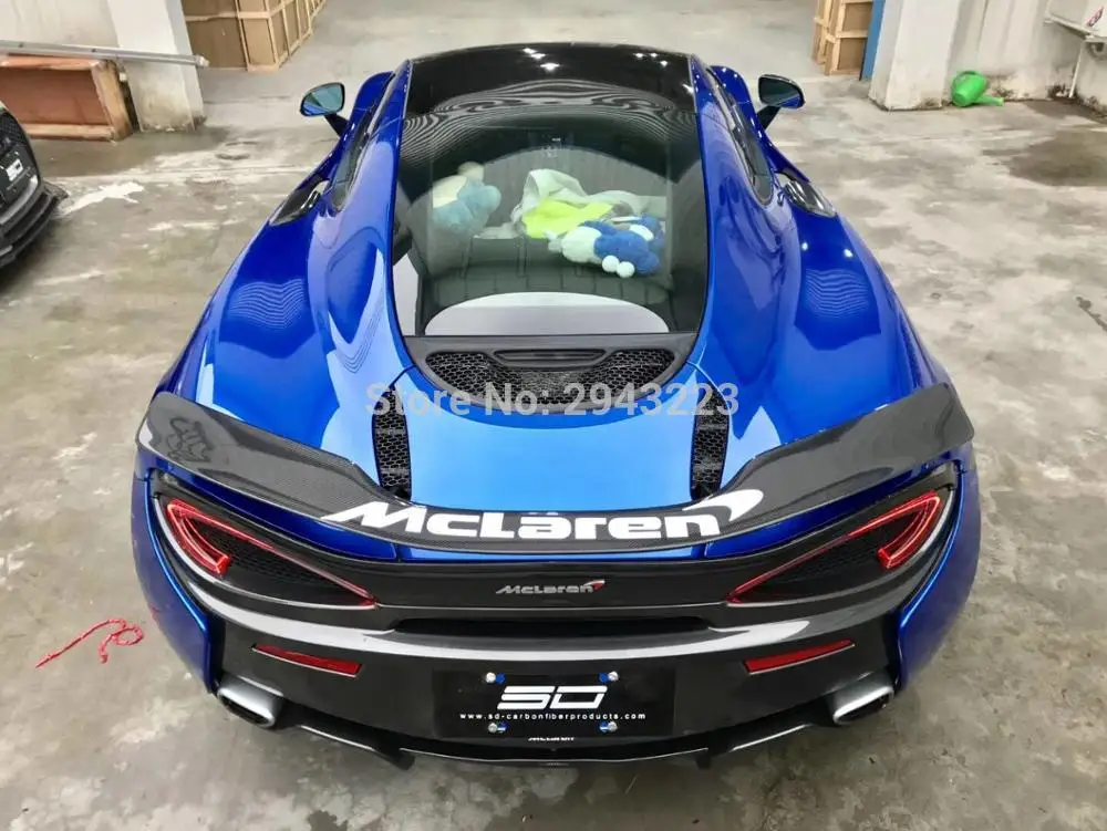 Для mlaren 570S 540C 570GT NOVITEC стильные автомобильные аксессуары высокого качества из настоящего углеродного волокна задний багажник спойлер крыло украшение