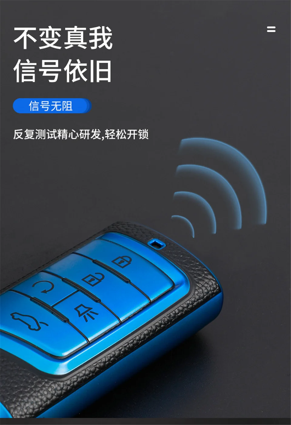 Cover per chiave/telecomando per GAC trombettchi GS7 GS8 GM8 GS5 GA6 GM6 chiave proteggi supporto portachiavi portachiavi accessori auto-Styling - H1815e3f1904e4492937ae1b6eda148984