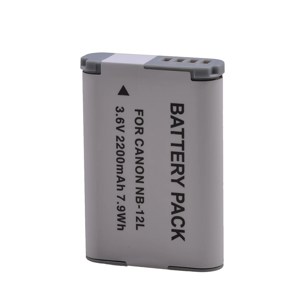 NB 12L аккумулятор 2200 мАч 3 6 В NB12L Аккумулятор для камеры Canon PowerShot G1 X Mark II G1X 2 N100 VIXIA mini