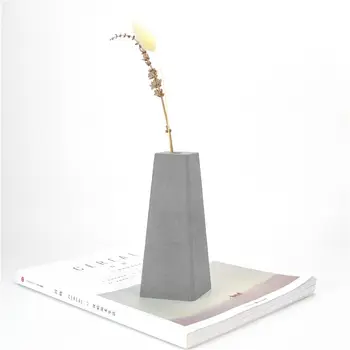 

Nordic small vase cement home soft flower arrangement creative simple dry vase European ins ornaments