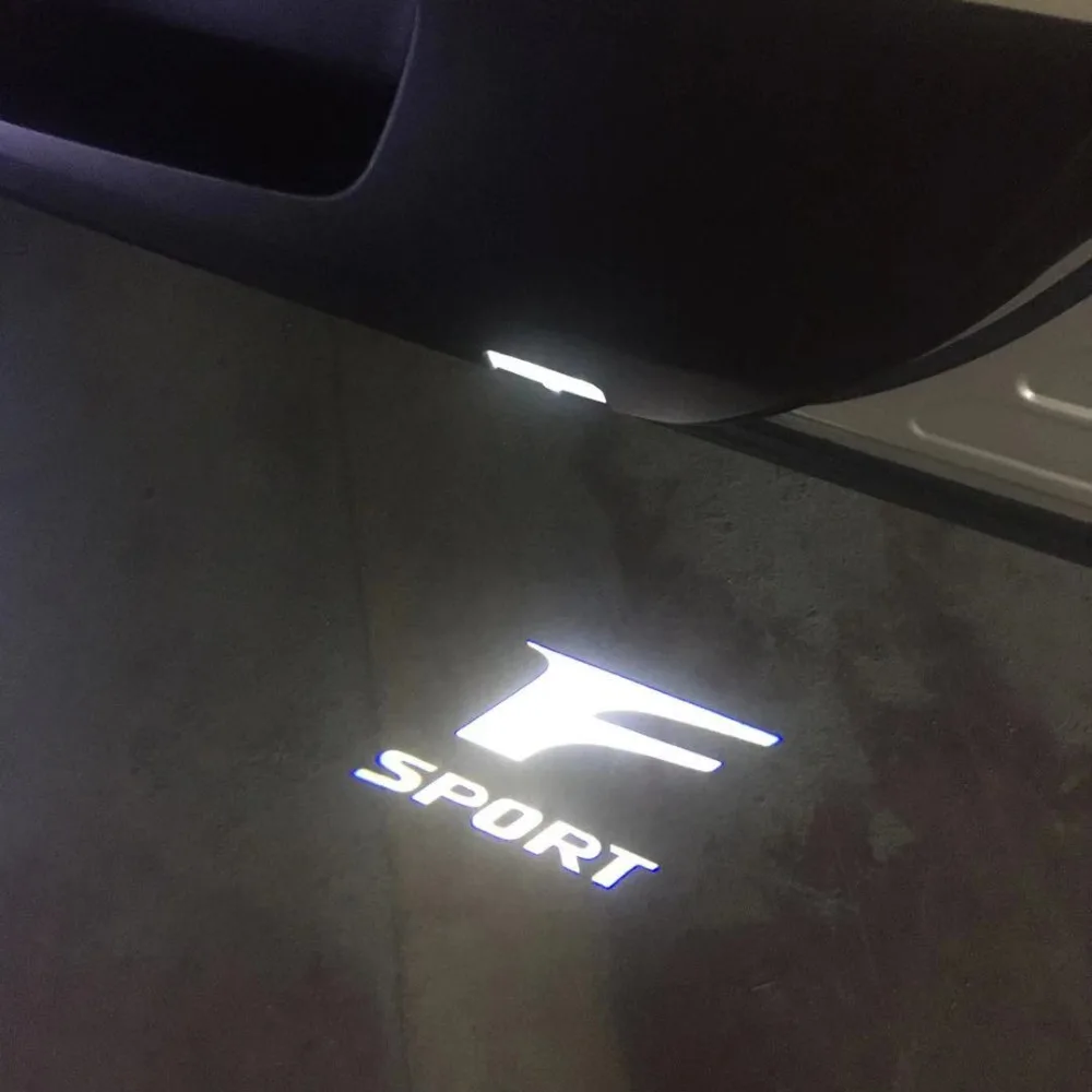 2 шт. светодиодный светильник для lexus RC rcf RC3550 RC300 F Sport is300h is200t GS200T GS250 GS300H 450H двери автомобиля Добро пожаловать призрак тени светильник