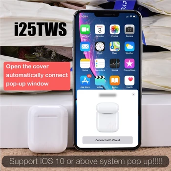 

I25 TWS 1: 1 Bluetooth 5.0 Stereo Wireless Earphones Touch Pop Window Wireless Charging Arie 2 3 pro mini pk i29 i28 i10000