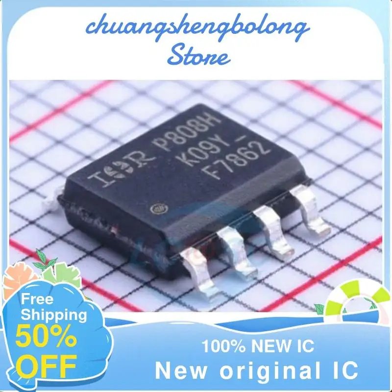 

20 шт., IRF7862TRPBF SOIC-8 IRF7862 F7862 IR N 30V 21A, новый оригинальный IC