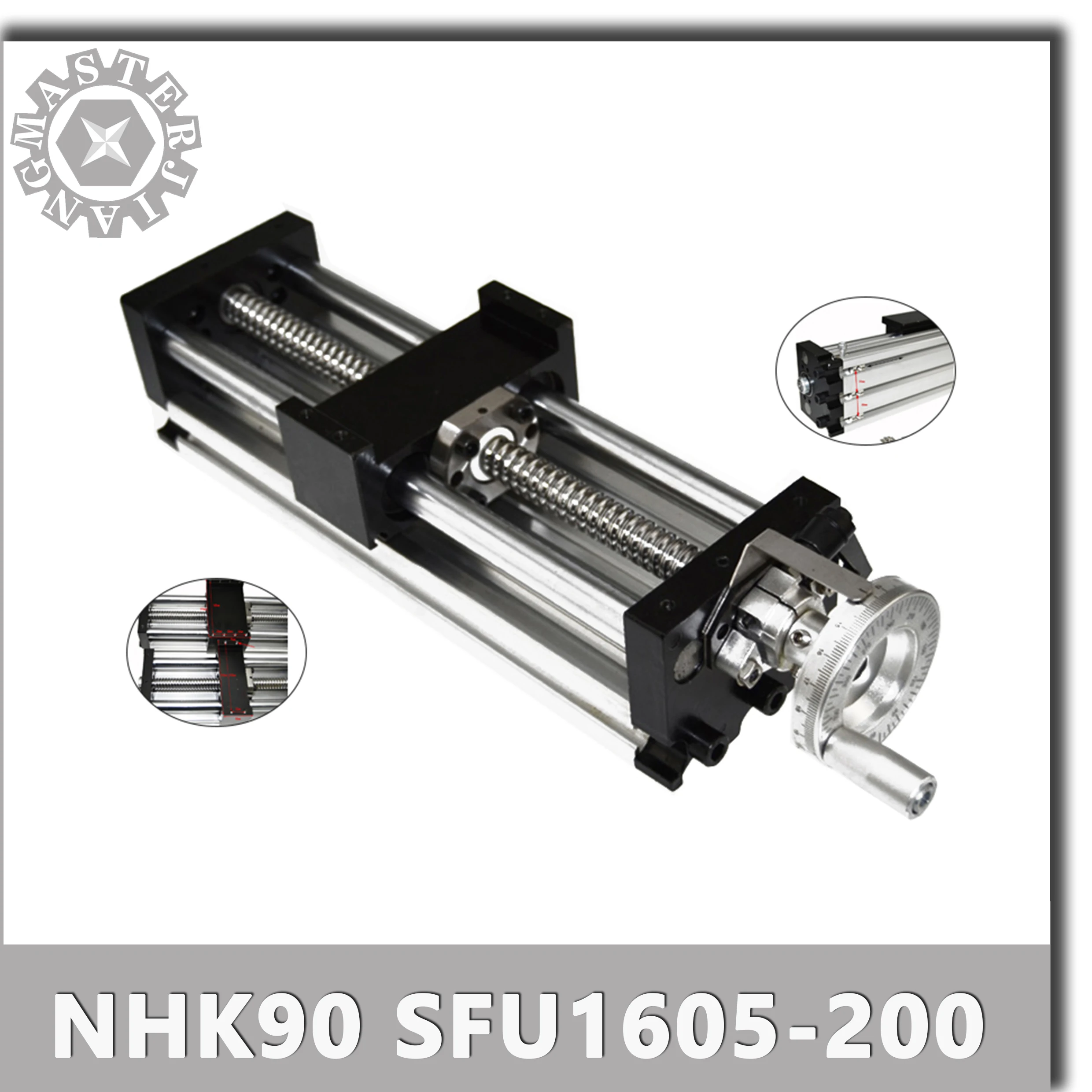 Electric Cross Table Coulissante SFU1605 Module Linéaire Rail Module & 8*10mm Coupleur Electric Cross Table Coulissante SFU1605 Module Linéaire Rail Module & 8*10mm Coupleur