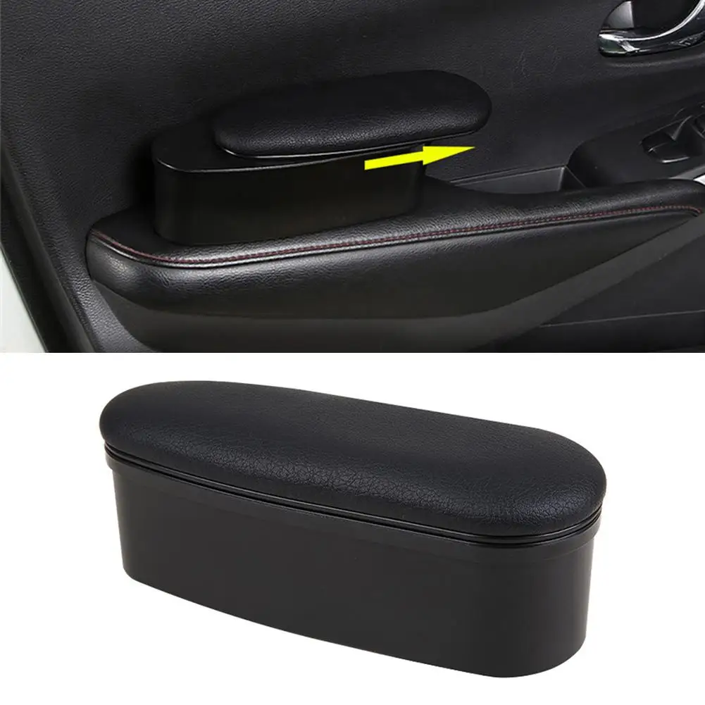

Car Interior Parts Arm Elbow Support Arm Raised Cushion Storage Function Armrest Door Leather Ergonomic Armrest Car Accessories