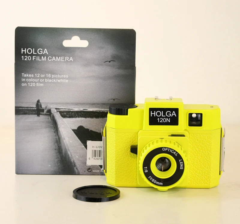 HOLGA 120N желтая 120 среднего формата камера Ломография Lomo Kodak Fujifilm | Электроника