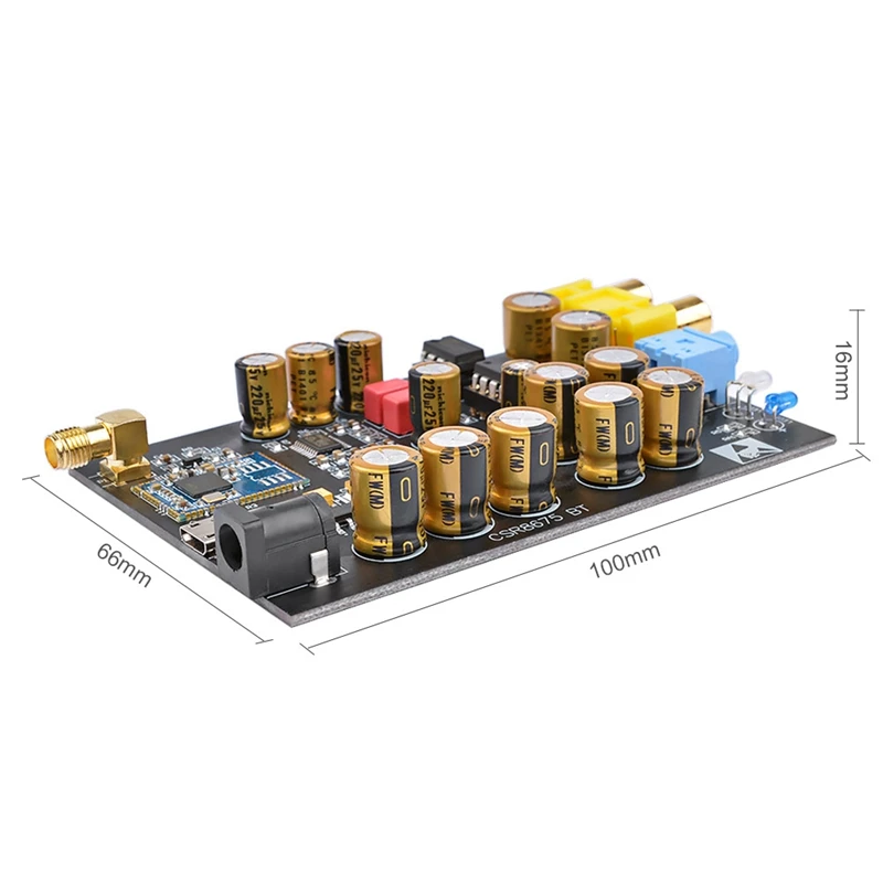 Csr8675 Bluetooth V5.0 приемник декодер аудио Плата 24Bit Aptx Hd Pcm5102 Dac аудио декодирование для усилителя наушников Diy