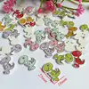 50pcs Mixed Style dinosaur Buttons For Handmade wooden buttons Craft Fit Sewing And Scrapbooking Accessories 2 Holes 6