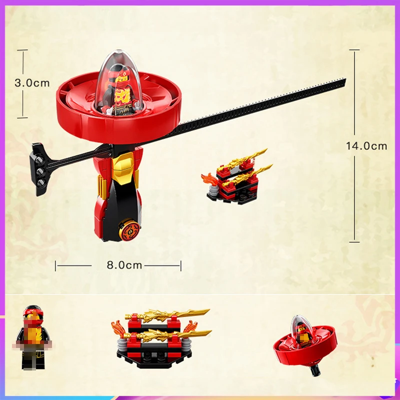 

Ninjaing Movie Spinjitzu Master Lloyd Building Blocks Classic Figures Bricks Model Kids Educational Toys Marvel Bela 70633 70634